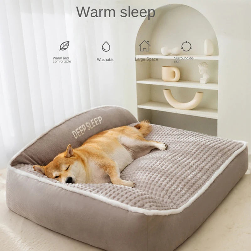 Lit Antidérapant pour Animaux de Compagnie, Niche Chaude d'Hiver pour Petit Chien, Coussin Doux Lavé pour Chiot, Fournitures pour Chat, Nouveau