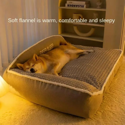 Lit Antidérapant pour Animaux de Compagnie, Niche Chaude d'Hiver pour Petit Chien, Coussin Doux Lavé pour Chiot, Fournitures pour Chat, Nouveau